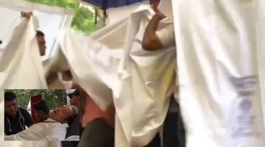 सोनम को अस्पताल उठा ले गई पुलिस